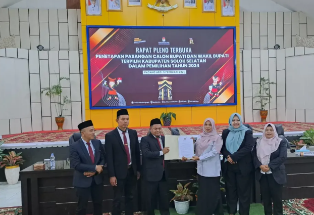 Penetapan Paslon Terpilih Bupati dan Wabup