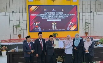 Penetapan Paslon Terpilih Bupati dan Wabup